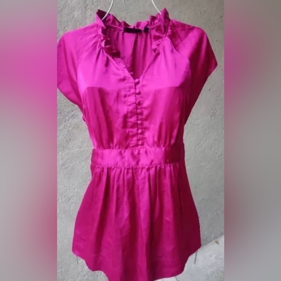 Apt 9 Satin Cap Sleeved Blouse size XL - Picture 1 of 8